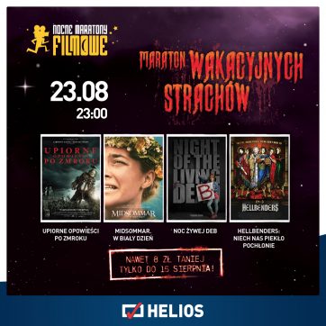 MARATON WAKACYJNYCH STRACHÓW w kinie Helios Atrium Biała