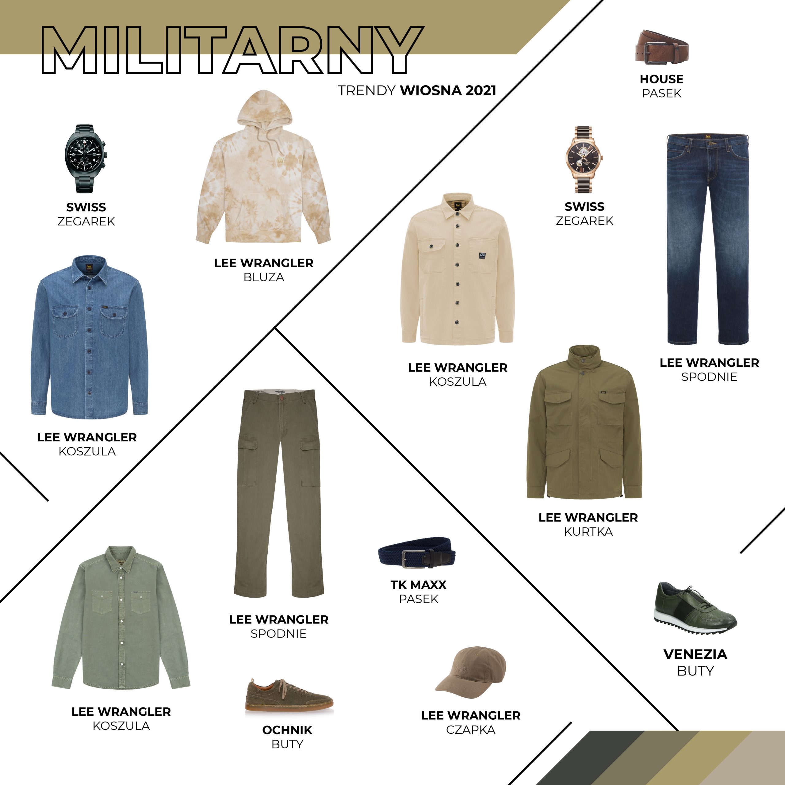 STYL MILITARNY / SAFARI - wiosna 2021 w Atrium Biała