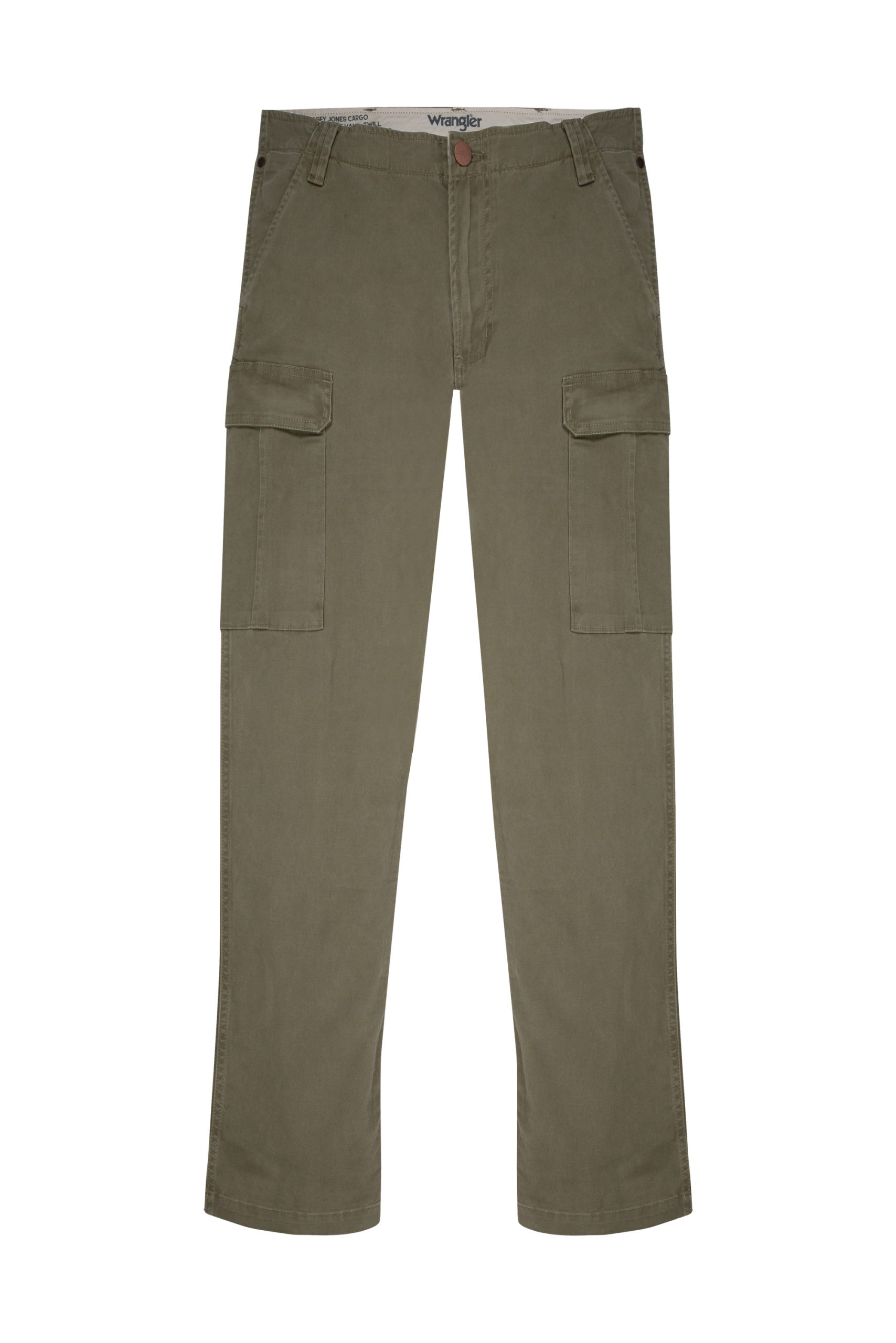 Spodnie zielone z kieszeniami Lee Wrangler