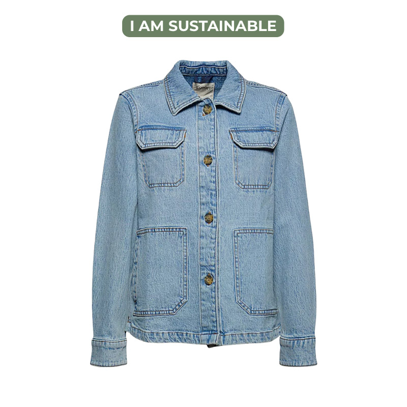 Katana, kurtka, kurtka jeansowa, damska kurtka, kurtka na jesień, esprit, Eco, Eco aware