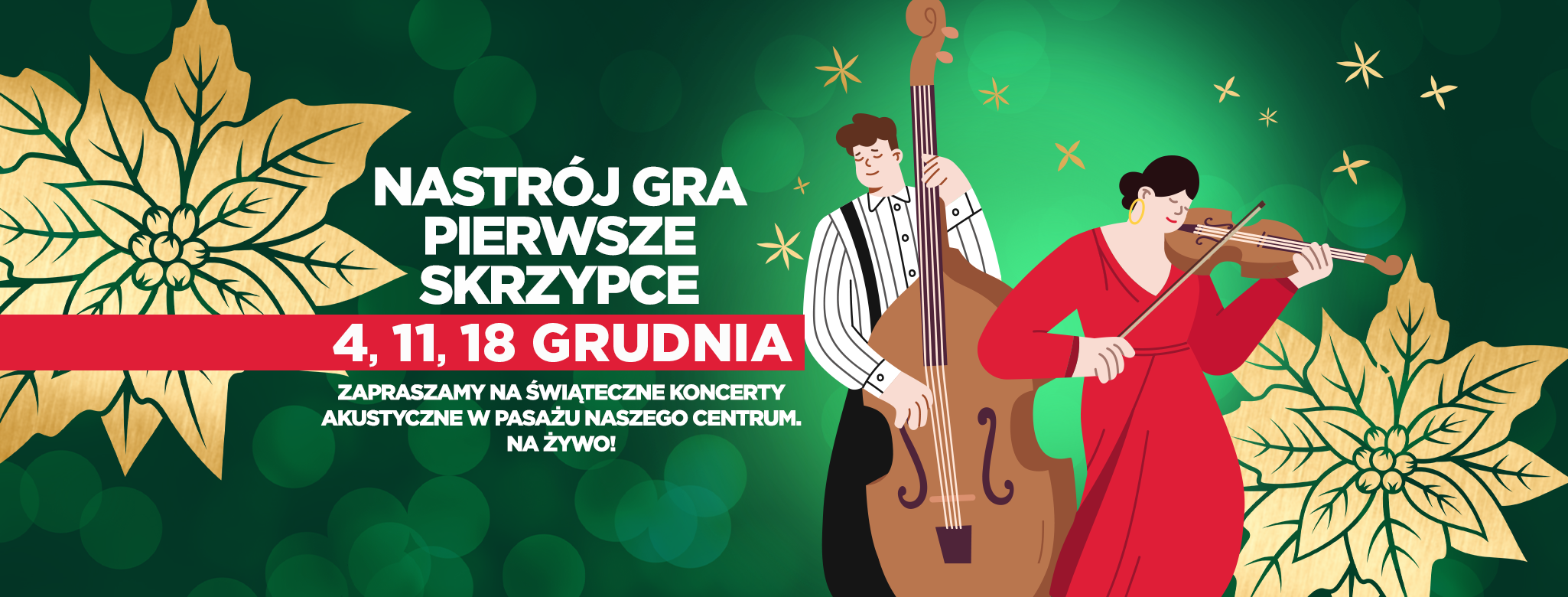 Świąteczna muzyka na żywo