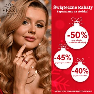 Świąteczne rabaty do -50%! Odkryj Magię Świąt z Vezzi!