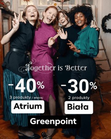 Razem jest lepiej !! Promocja -30 % na 2 produkty -40% na 3 produkty.