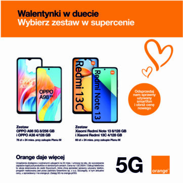Walentynki w Orange