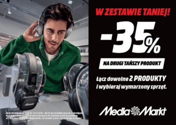 W zestawie taniej! 35% na drugi tańszy produkt – TYLKO W MEDIA MARKT BIAŁYSTOK