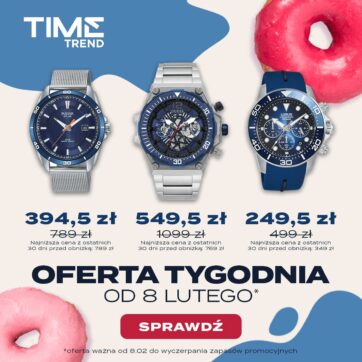 Tłuściutka Oferta tygodnia w Time Trend!