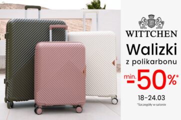 Oferta specjalna na walizki PC w WITTCHEN!