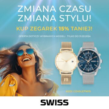 Zmiana czasu z Butikiem Swiss !