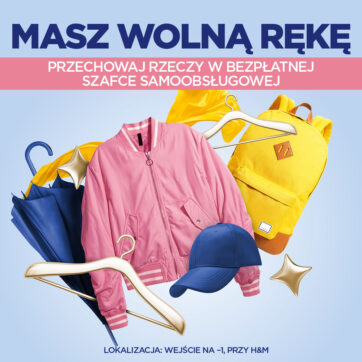 Przechowaj rzeczy w bezpłatnej szafce samoobsługowej!