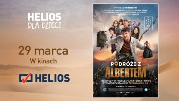 Podróże z Albertem: film interaktywny kino Helios Biała