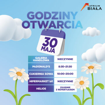 Godziny Otwarcia 30.05