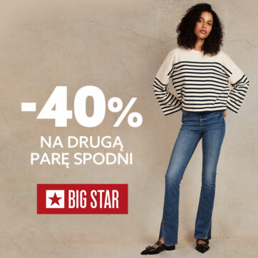 -40% NA DRUGĄ PARĘ SPODNI!