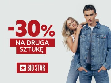 -30% NA DRUGĄ SZTUKĘ!