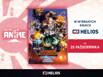 HELIOS ANIME  „MY HERO ACADEMIA: YOU’RE NEXT”  25-31 PAŹDZIERNIKA