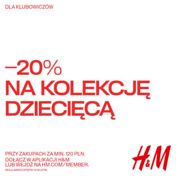-20% na całą kolekcję dziecięcą!