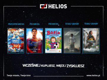 Helios zaprasza na lipcowe hity  na wielkim ekranie!