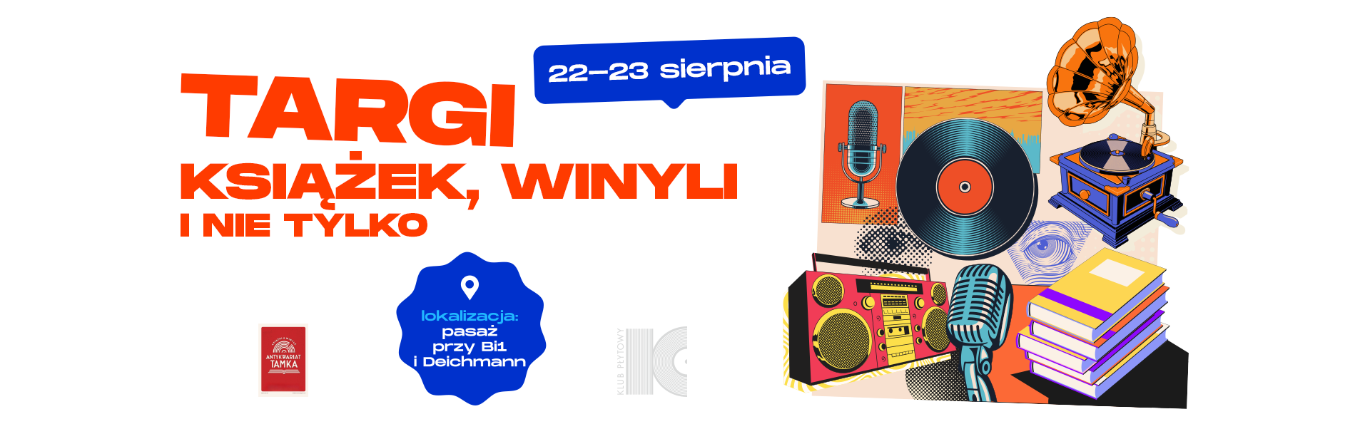 Targi Książek, Winyli i Nie Tylko – już 23-24 sierpnia w CH Biała!