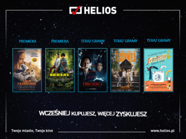 Helios prezentuje najnowszy repertuar i zaprasza na Święto Kina!