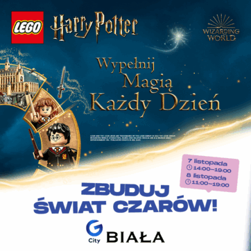 ✨ Magiczny weekend z LEGO® Harry Potter™ w CH Biała! ✨