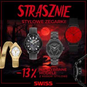 -13% na Strasznie Stylowe zegarki w SWISS
