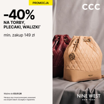 – 40% na TORBY, PLECAK, WALIZKI