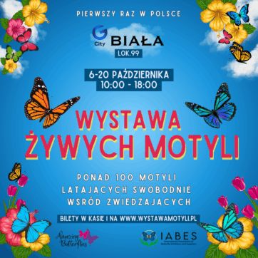 Zapraszamy na niezwykłą wystawę żywych motyli w G City Biała! ð¦