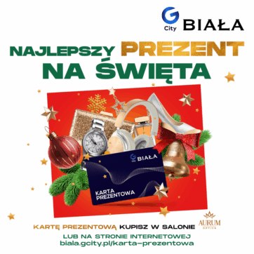 Karta Prezentowa G City Biała – najlepszy prezent na Święta! ð