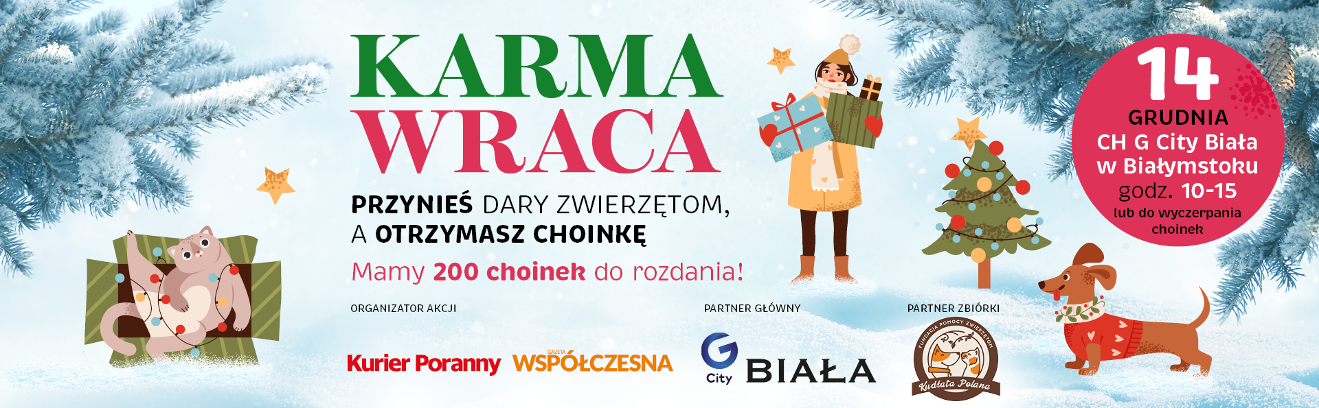 Akcja „Karma Wraca” – Podaruj dobro i odbierz choinkę!