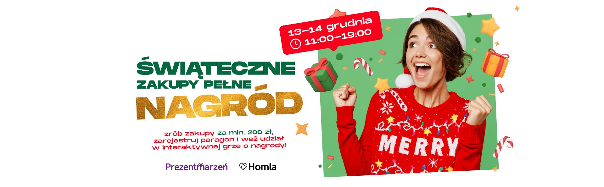 Świąteczne Zakupy Pełne Nagród w G City Biała!