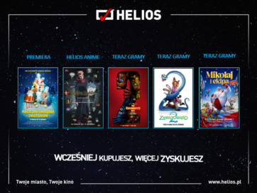 Moc nowości na ekranach kin Helios