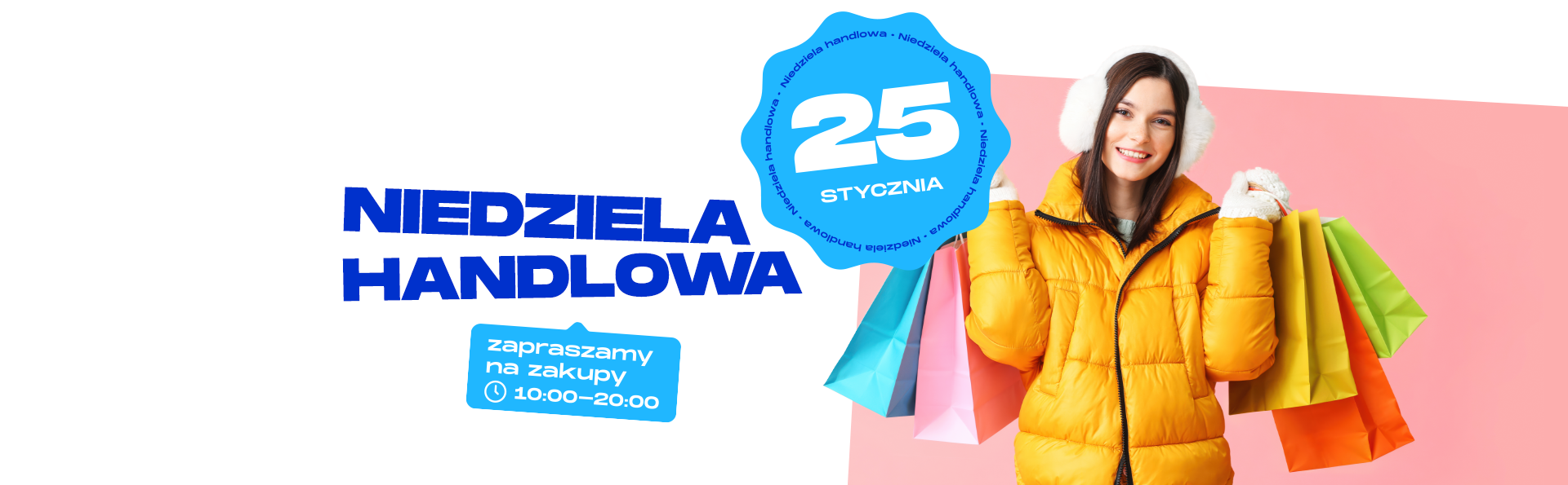 Niedziela handlowa 25 stycznia – zapraszamy do G City Biała!