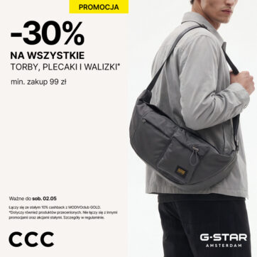 -30% na torby, plecaki, walizki
