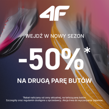 -50% NA DRUGĄ PARĘ BUTÓW
