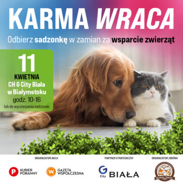 Karma Wraca – odbierz sadzonki krzewów za wsparcie zwierząt ð±ð¾