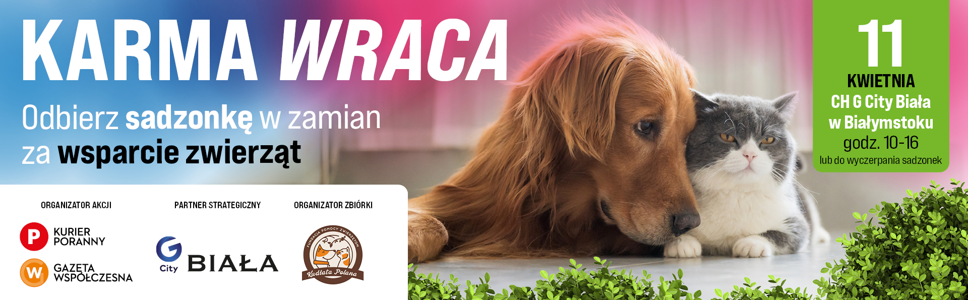 Karma Wraca – odbierz sadzonki krzewów za wsparcie zwierząt ð±ð¾