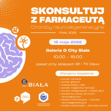 ð§  Skonsultuj z farmaceutą – bezpłatna akcja prozdrowotna już 16 maja!