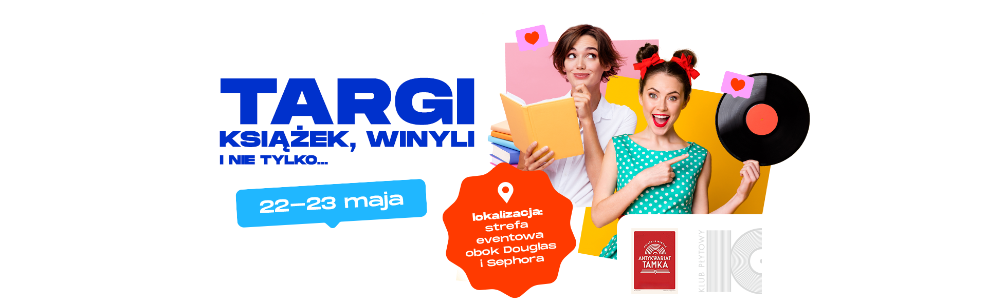 Targi Książek, Winyli i Nie Tylko – zapraszamy 22 i 23 maja!