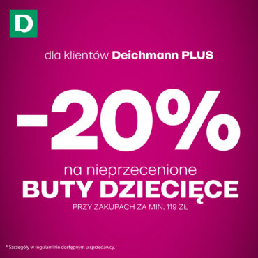 -20% na buty dziecięce