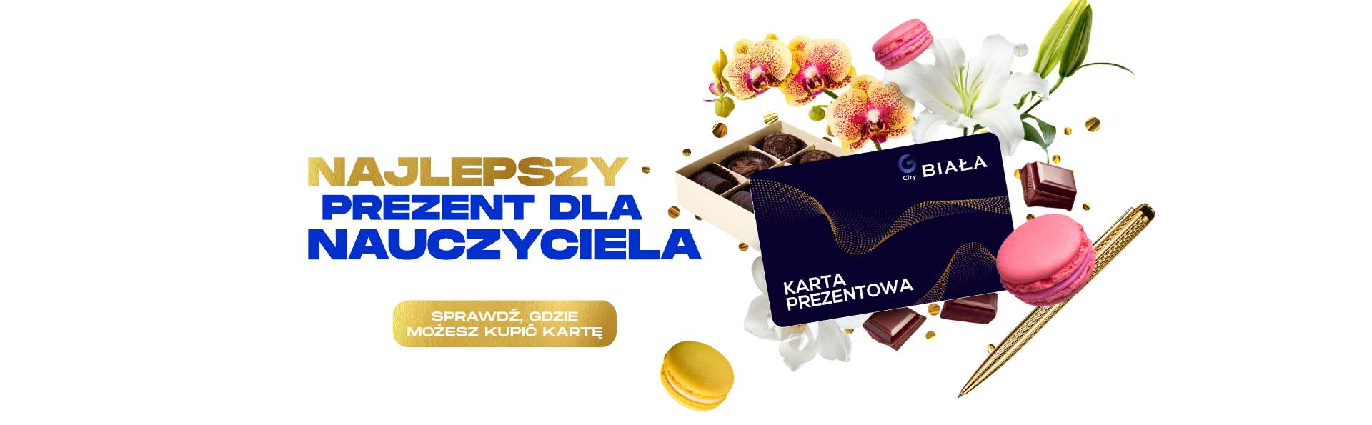 ð Najlepszy prezent dla Nauczyciela? Karta Prezentowa G City Biała!