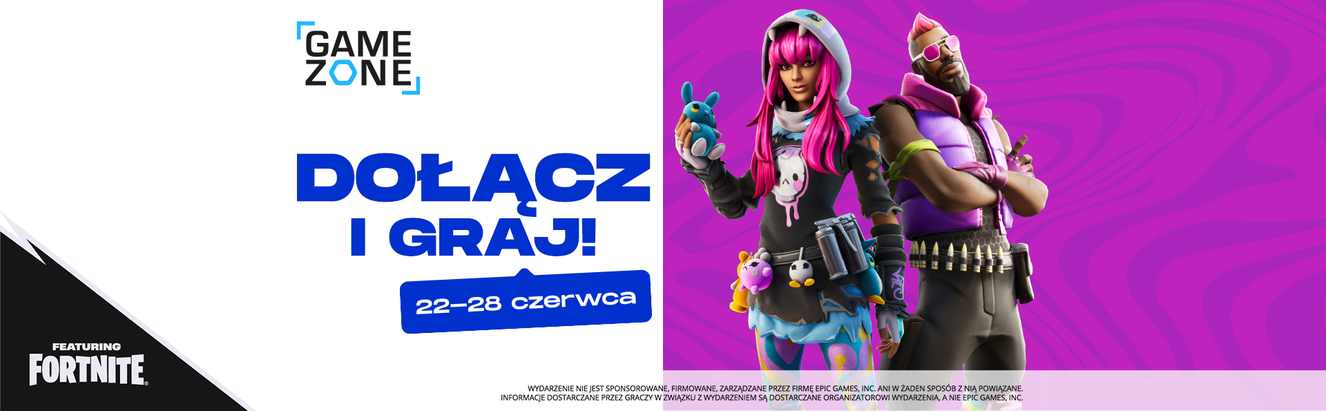 GAME ZONE: FORTNITE WEEK w G City Biała! Gamingowe zakończenie roku szkolnego!