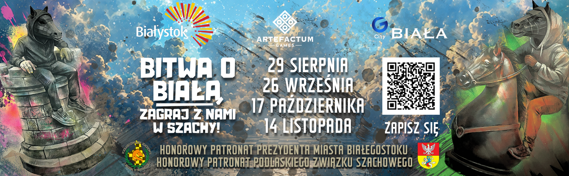 Rusza „ArtefactumGames – Bitwa o Białą”! ♟️Przed nami cykl Turniejów Szachowych w G City Biała ♟️