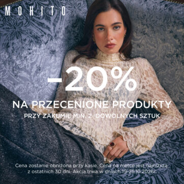-20% na przecenione produkty